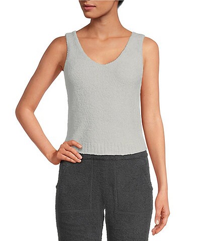 UGG® Cozy Sweater Knit Scoop V-Neck Coordinating Dulcie Tank Top