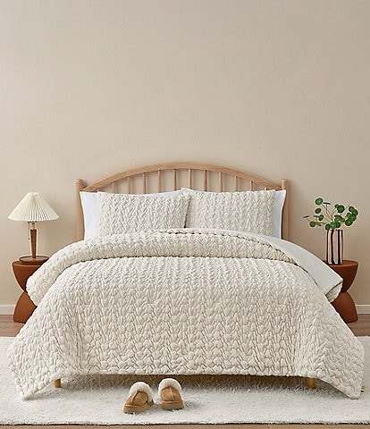 UGG Dafni Ruched Plush Comforter Mini Set