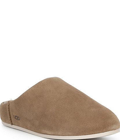 UGG Elea Waterproof Suede Mule Slippers