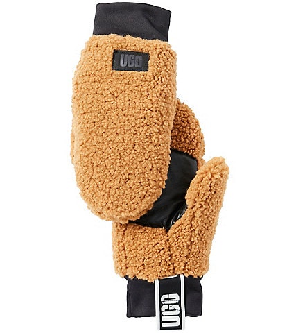 UGG Fluff Logo Tape Mittens