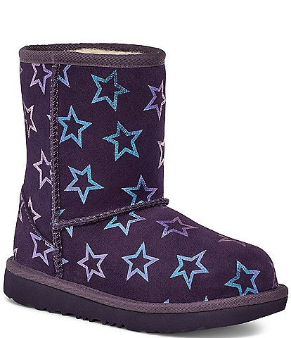 UGG Girls' Classic II Iridescent Stars Boots (Youth)