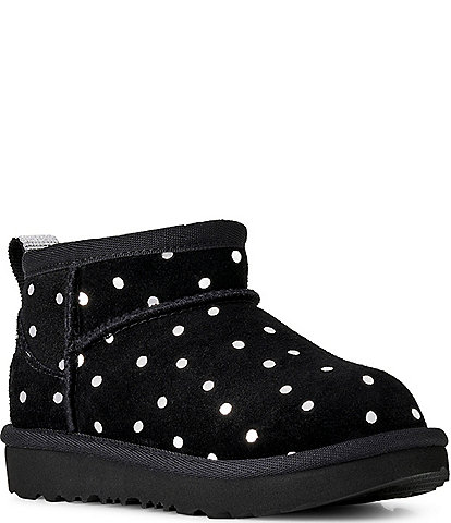 UGG Girls' Classic Ultra Mini Shiny Dot Boots (Infant)