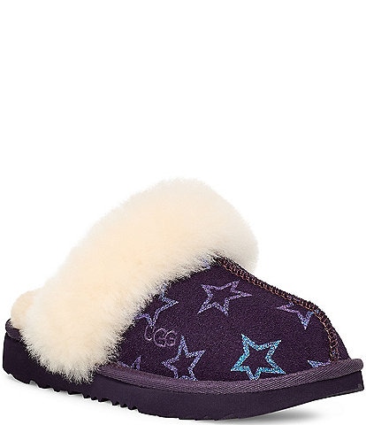 UGG Girls' Cozy II Iridescent Stars Slippers (Toddler)