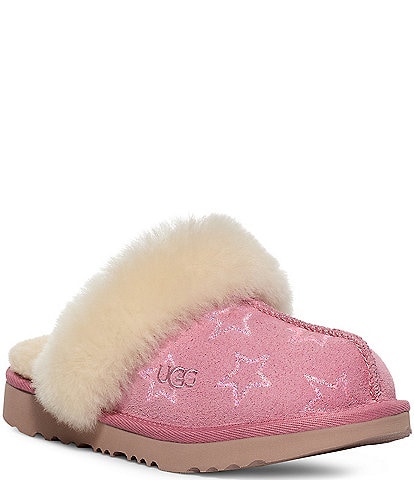 UGG Girls' Cozy II Iridescent Stars Slippers (Youth)