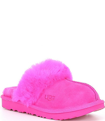 UGG® Kids' Cozy II Suede Slip-On Slippers (Youth)