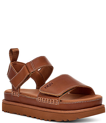 UGG Goldenstar Leather Thick Strap Chunky Sandals