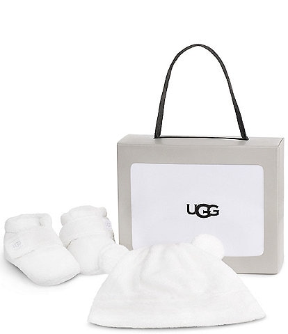 UGG® Kid's Bixbee And Beanie Crib Shoes Gift Set (Infant)