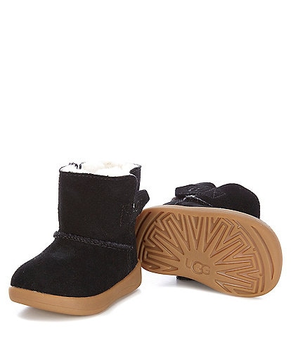 UGG® Kids' Keelan Suede Boot Crib Shoes (Infant)