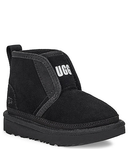 UGG® Kids' Neumel EZ-Fit Suede Logo Detail Boots (Toddler)