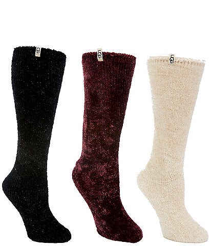 UGG Leda Sparkle Socks, 3-Pack