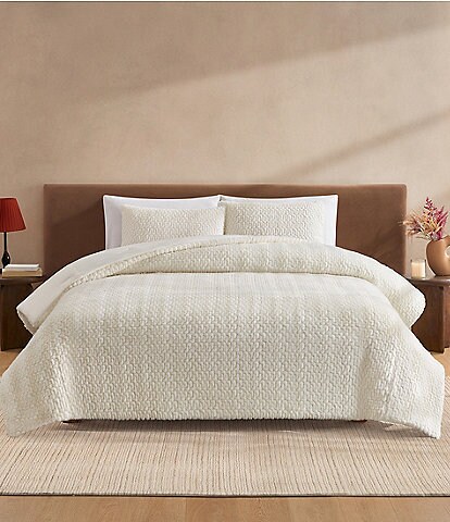UGG Lida Textured Faux Fur Comforter Mini Set