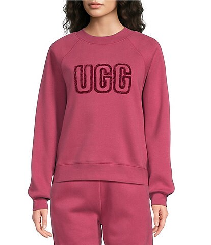 UGG Logo Long Sleeve Crew Neck Sweatshirt