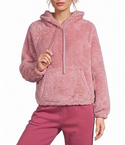 UGG Long Sleeve Pullover Plush Fleece Hoodie
