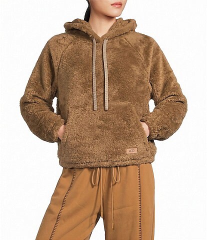 UGG Long Sleeve Pullover Plush Fleece Hoodie