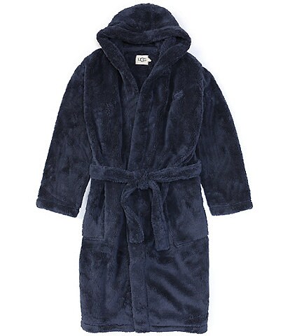 UGG® Loungewear Beckett Long-Sleeve Faux-Sherpa Hooded Robe