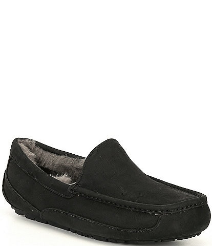 UGG® Men's Ascot Leather Slip-On Slippers