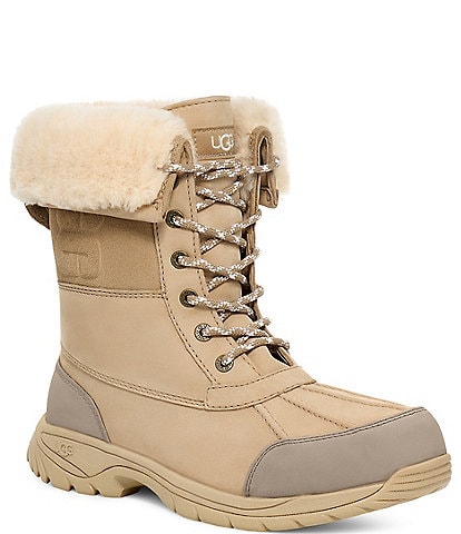 UGG Men's Butte Logo Waterproof Cold Weather Boots