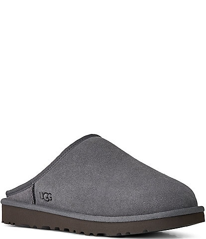 UGG Men's Classic Suede Treaded Slippers
