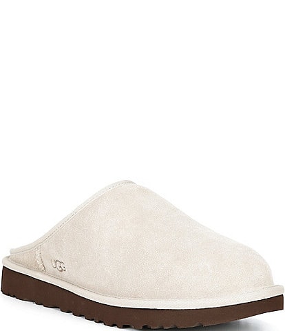 UGG Men's Classic Suede Treaded Slippers