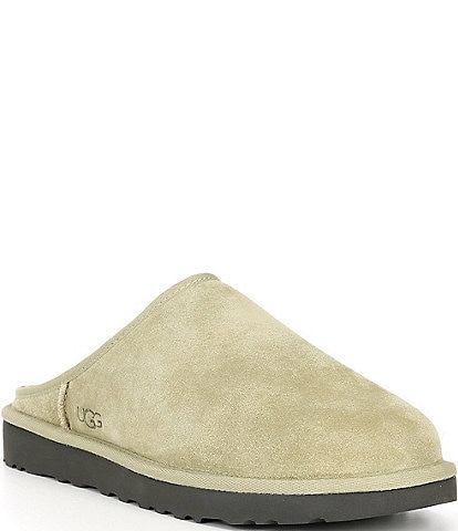 UGG Men's Classic Suede Treaded Slippers