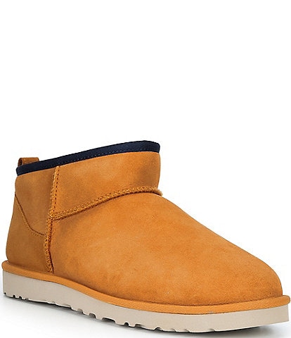 UGG Men's Classic Ultra Mini Colorblock Booties