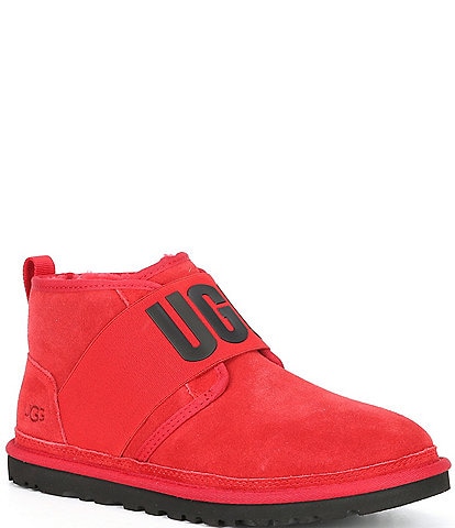 UGG® Men's Neumel II Suede Graphic Logo Boots