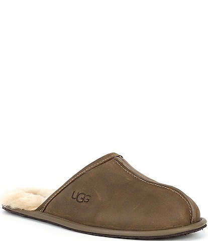 UGG Men's Scuff Leather Slippers