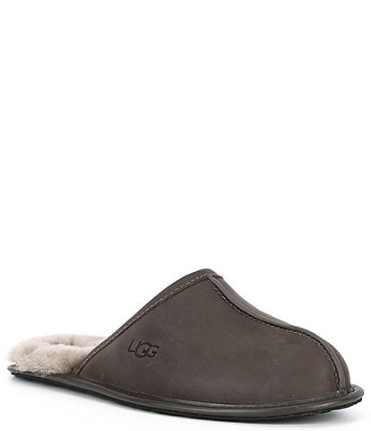 UGG Men's Scuff Leather Slippers