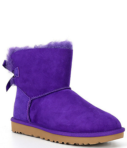 UGG® Mini Bailey Bow Il Twinface Upper Bow Back Detail Booties