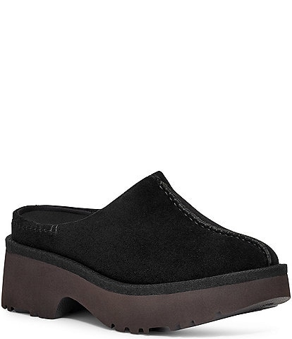 UGG New Heights Suede Clogs