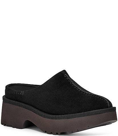UGG New Heights Suede Clogs