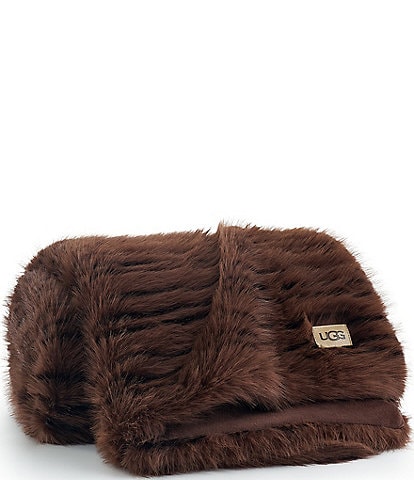 UGG Petra Faux Fur Throw Blanket