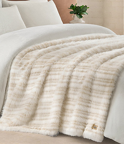 UGG Petra Faux Fur Throw Blanket