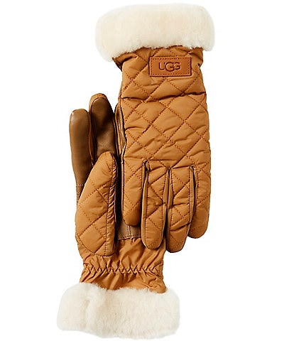 UGG Quilted Trimmed Performance Gloves