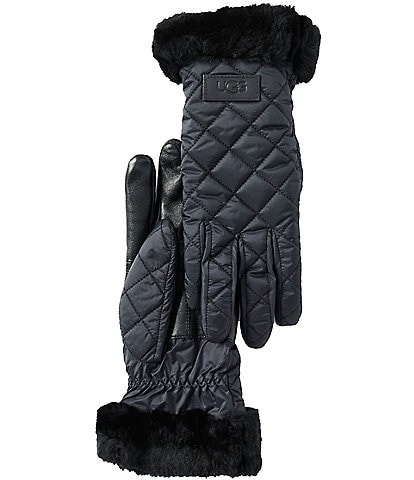 UGG Quilted Trimmed Performance Gloves