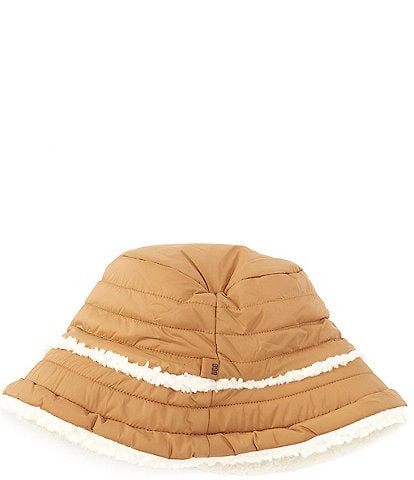 UGG Quilted/Fluff Reversible Bucket Hat