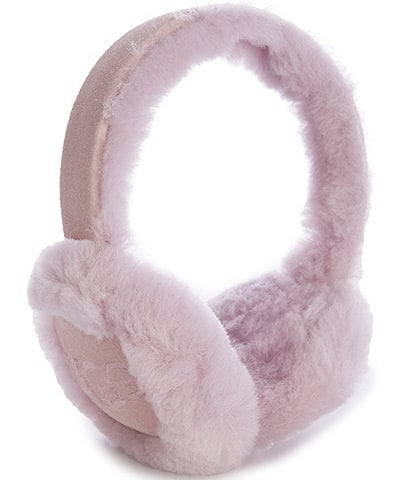 UGG Sheepskin Embroidered Logo Earmuffs