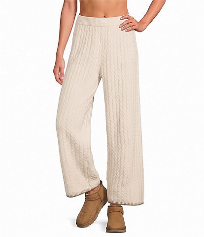 UGG Straight Leg Cable Knit Coordinating Pants
