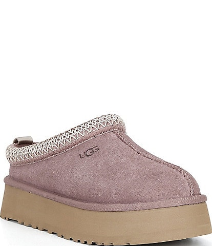 UGG Tazz II Suede Platform Clog Slippers