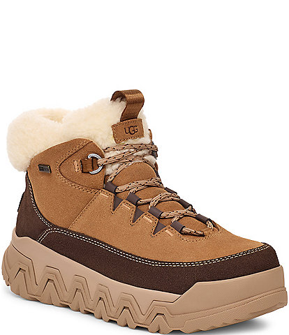 UGG TerreTrail Cozy Lace Waterproof Suede Winter Booties