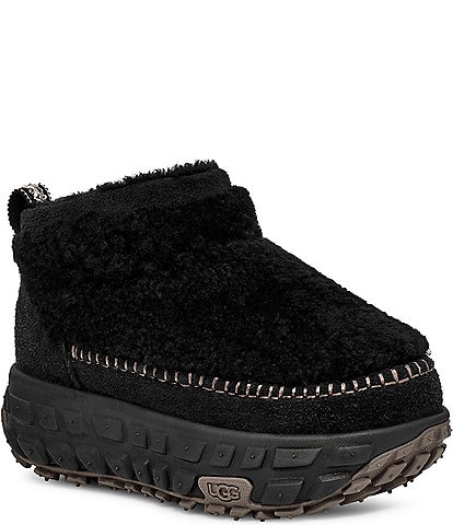 UGG Venture Daze Ultra Mini Cozy Curly Fur Platform Ankle Booties