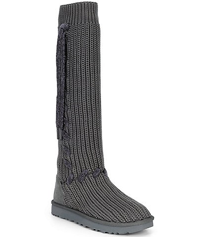 UGG Women's Classic Tall Whipstitch Knit Boots