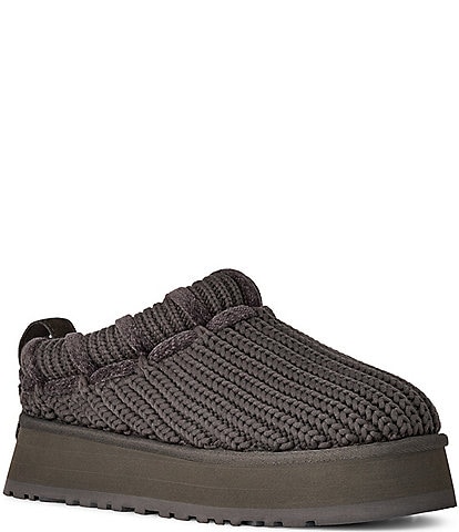 UGG Women's Tazz Whipstitch Knit Platform Slippers