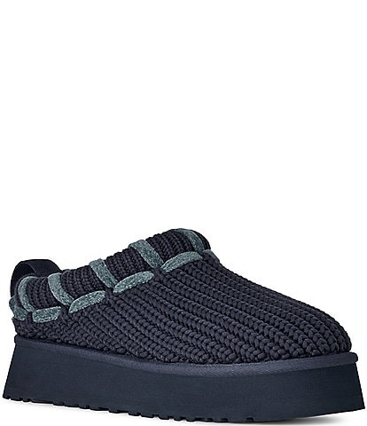 UGG Women's Tazz Whipstitch Knit Platform Slippers