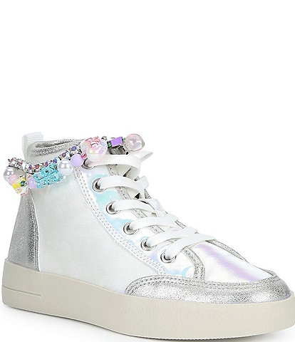 Steve Madden Girls' J-Delight Rhinestone Patch Embellished