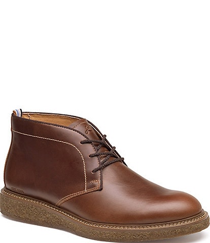Johnston & Murphy Men's XC+Parker Waterproof Leather Chukka Boots