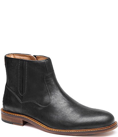 Johnston & Murphy Men's Conlin Leather Side Zip Boots | Dillard's