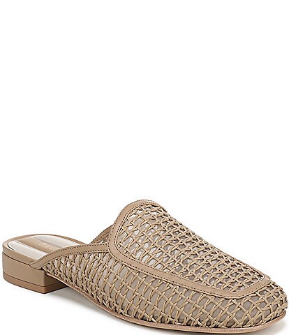 Sam Edelman Nola Woven Leather Square Toe Mules | Dillard's