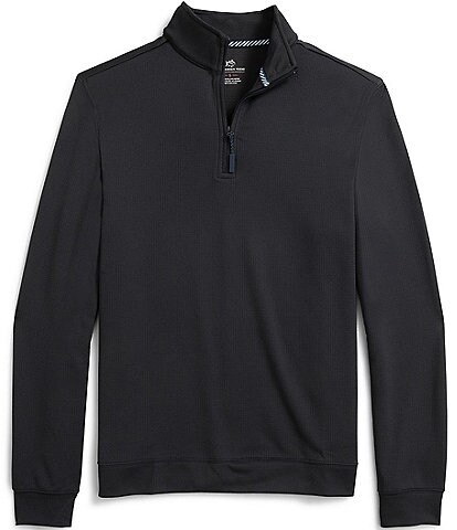 Perry Ellis Neoprene Long Sleeve Quarter Zip Pullover | Dillard's