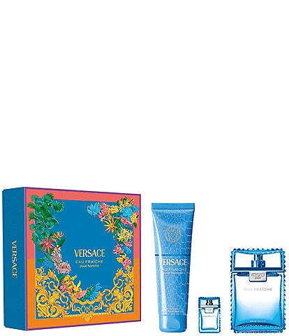 Versace Pour Homme Eau de Toilette Spray 3-Piece Gift Set | Dillard's